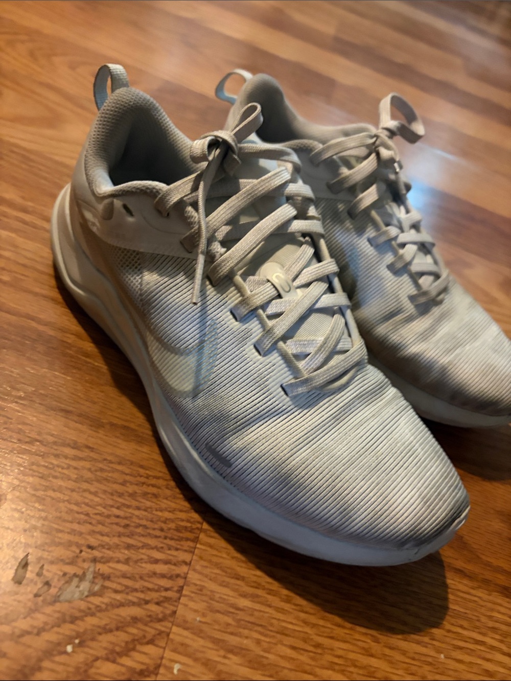 Men's Neutral Gray Athletic Sneakers - Lightweight Comfort